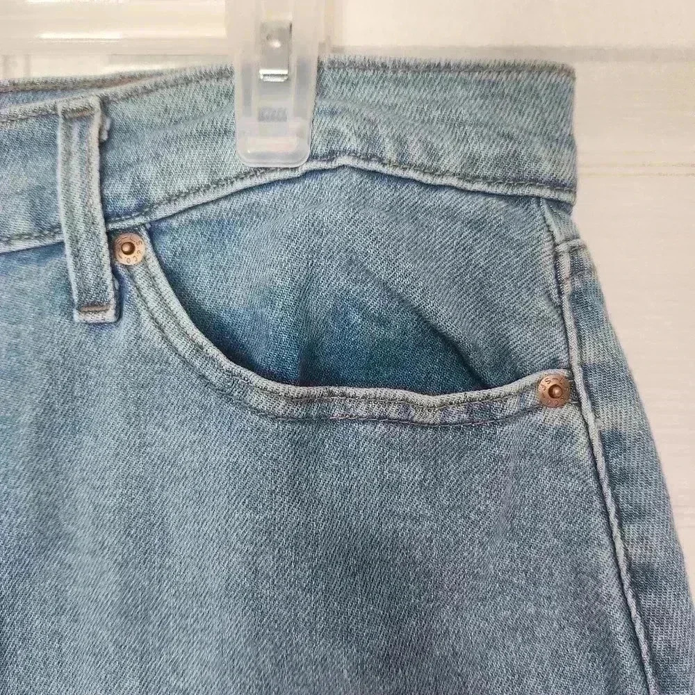 Signature by Levi Strauss & Co. Light Wash Denim Skirt Size 14 - Picture 6 of 15